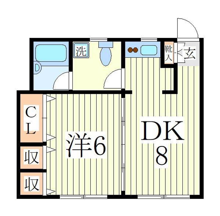 ジュネパレス南流山4の間取り