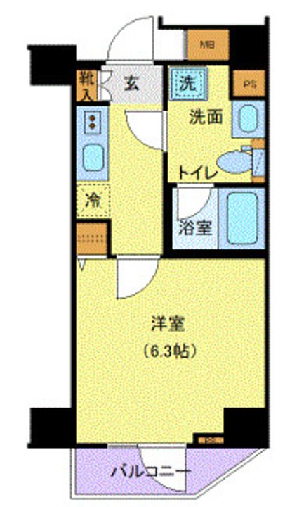 AZEST横濱関内の間取り