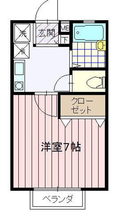 パルティール2の間取り
