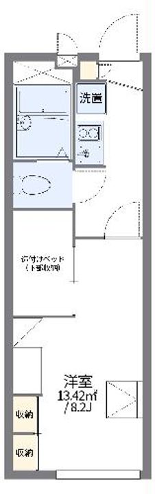 レオパレスMAINの間取り