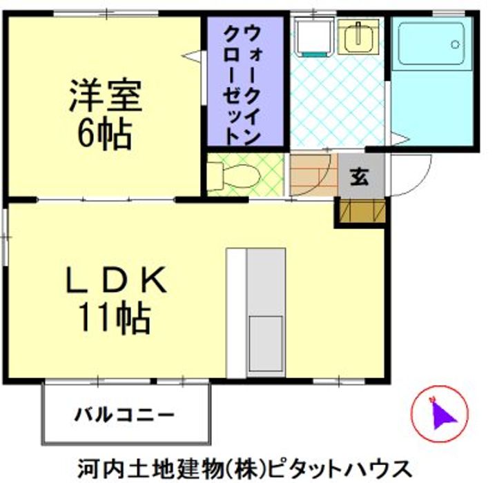アネシス Bの間取り