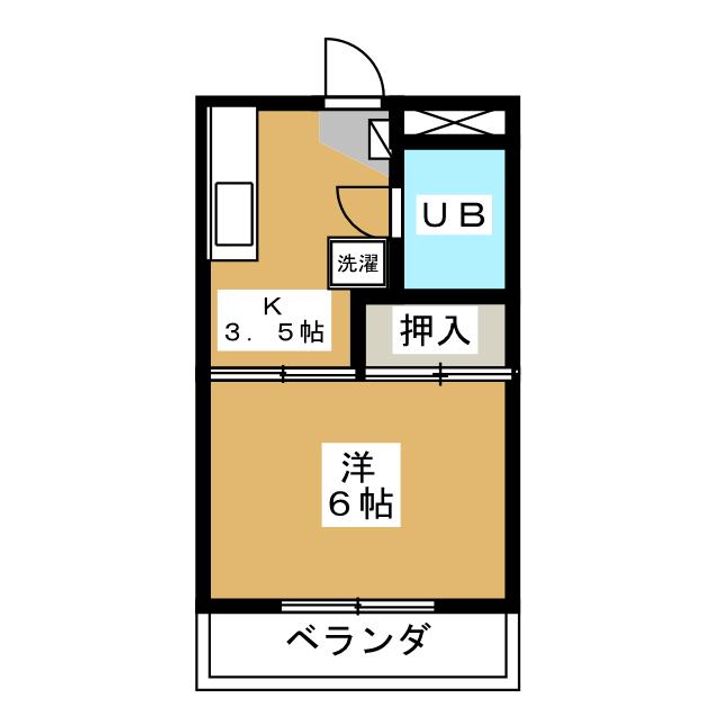 第3恵美寿コーポの間取り