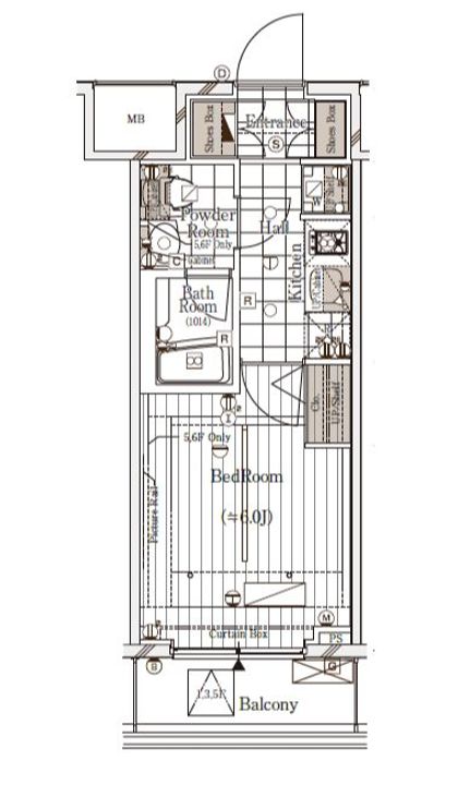 ガリシア代々木の間取り