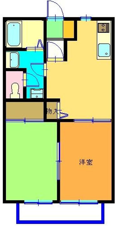 フラッツ・Tの間取り