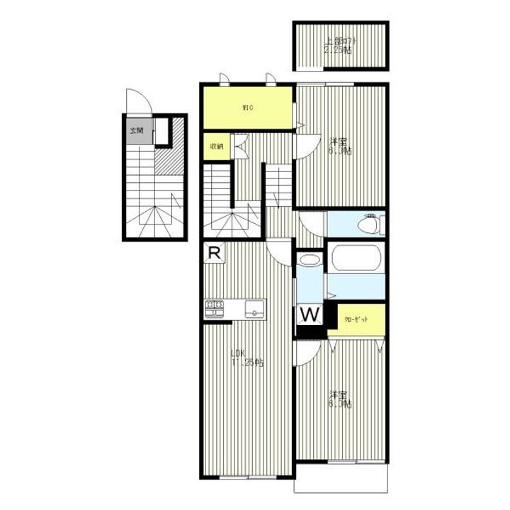 プレジール岸根公園の間取り
