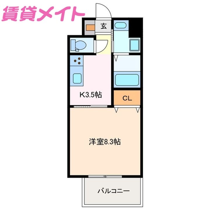 K Smart SHIROKOの間取り