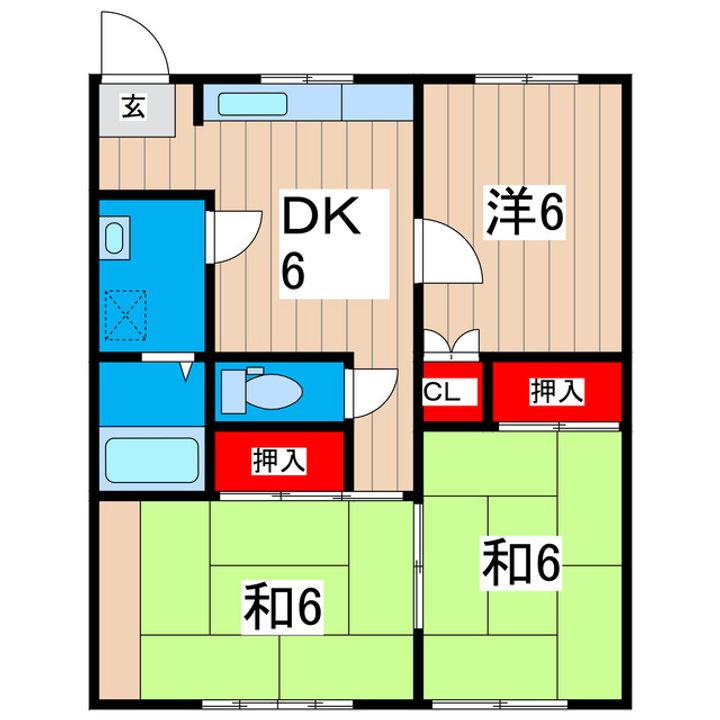 ラフォーレシャンテ Aの間取り