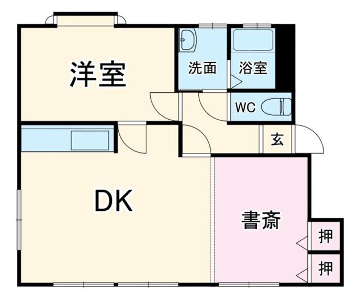 八木マンションの間取り