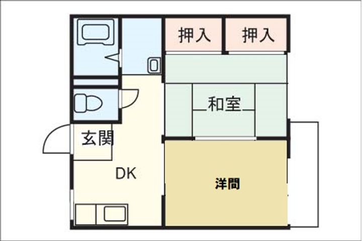 泉崎コーポ Bの間取り