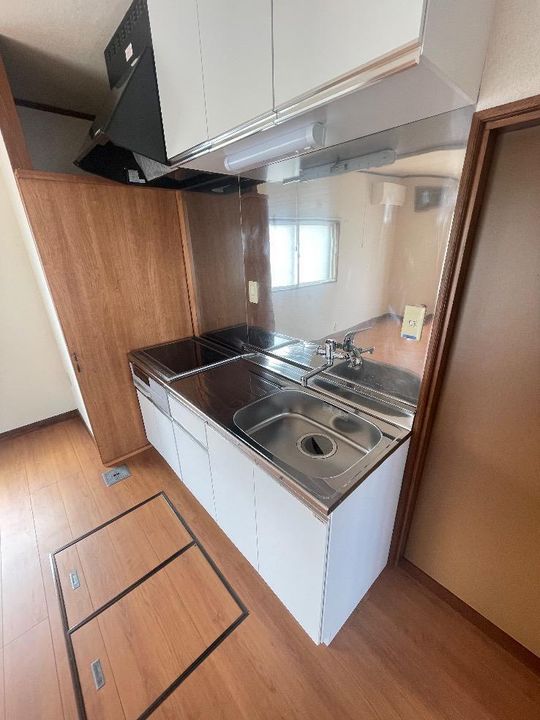 岩手県北上市大堤西2(一戸建)の賃貸物件のキッチン
