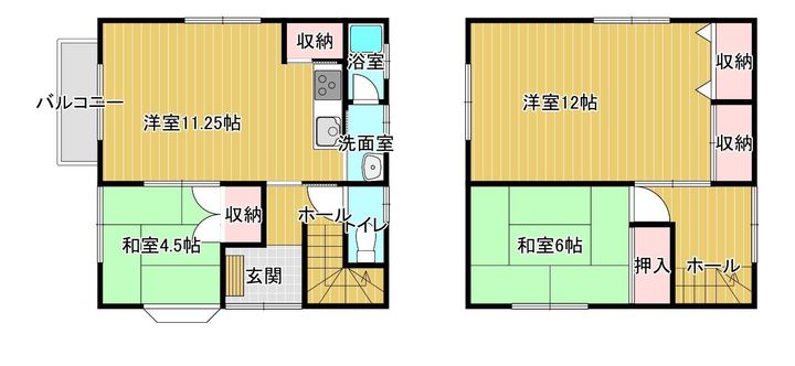 岩手県北上市大堤西2(一戸建)の賃貸物件の間取り