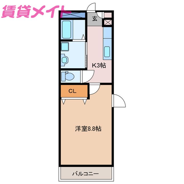 ビバーチェ安島の間取り
