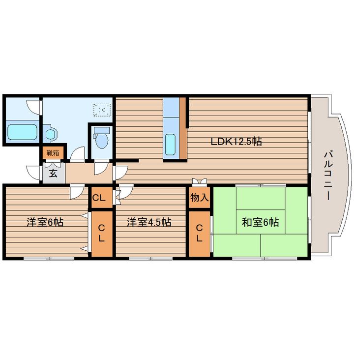 コラム南山壱番館の間取り