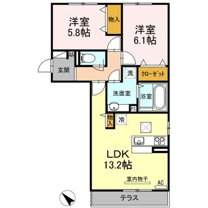 シュシュの間取り