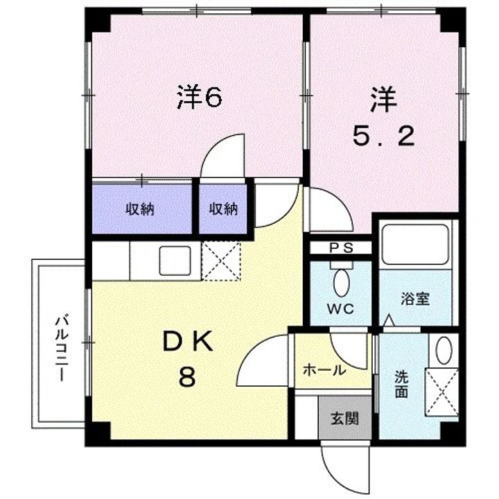 サンハイツ稲葉の間取り