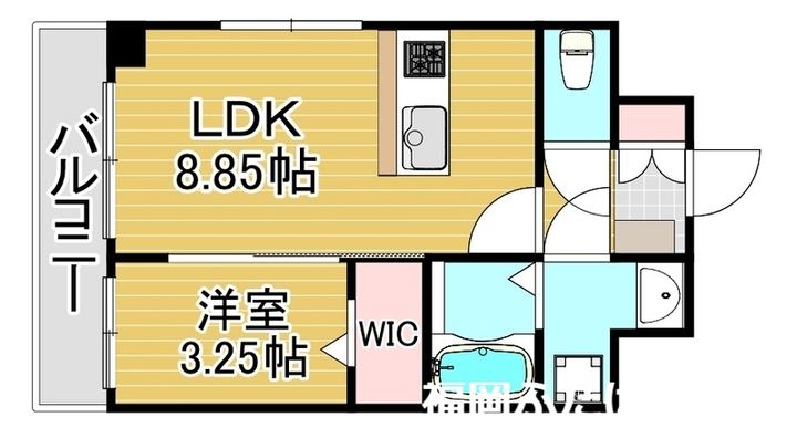 マルコビル平尾の間取り