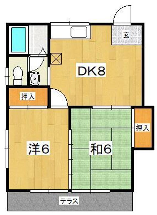 カーサコンフォートの間取り