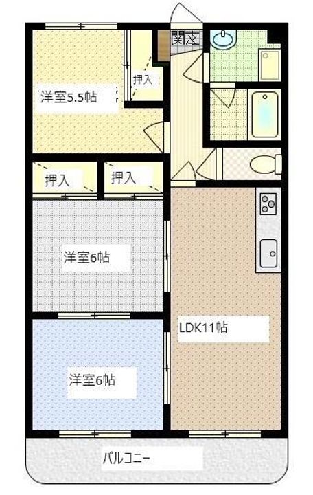 プレミールKIの間取り