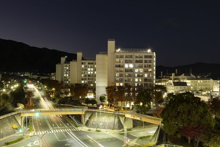 UR洛西新林の地図