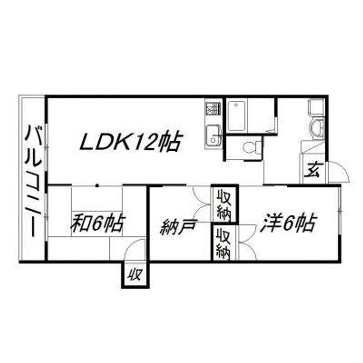 静岡県浜松市中央区頭陀寺町(マンション)の賃貸物件の間取り