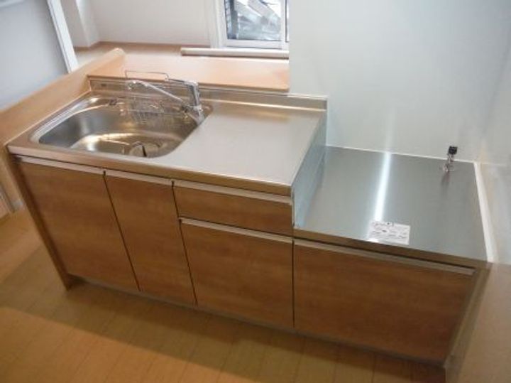 福島県福島市瀬上町字柳沼(アパート)の賃貸物件のキッチン