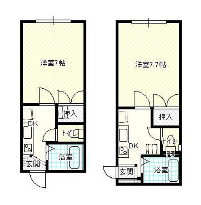 山形県山形市飯田4(アパート)の賃貸物件の間取り