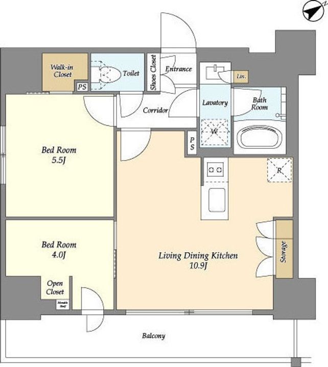 テラス横浜鶴見の間取り
