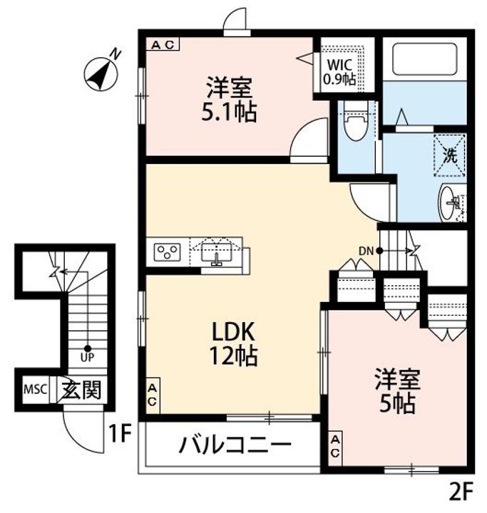 ノバーナの間取り