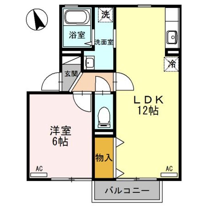 フラワーハイツの間取り