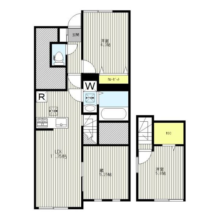 プレジール岸根公園の間取り
