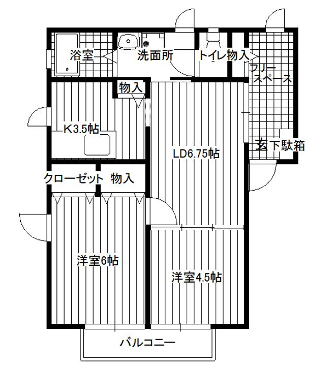 モンシェルの間取り