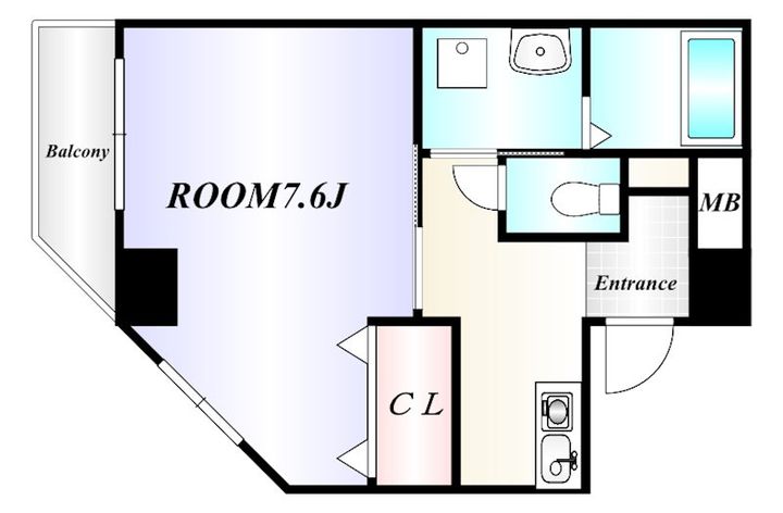 矢島ビルの間取り