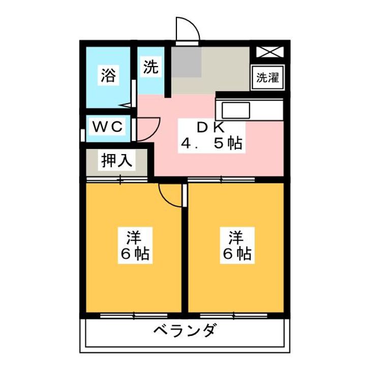 ベルエポック江南の間取り