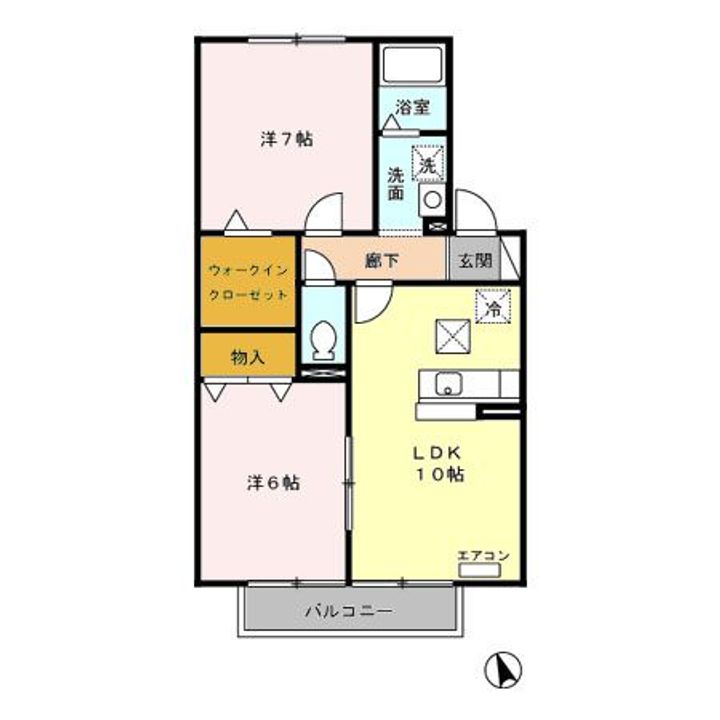 ひだまり Aの間取り