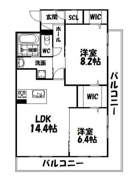 ロゼッタヒルズの間取り