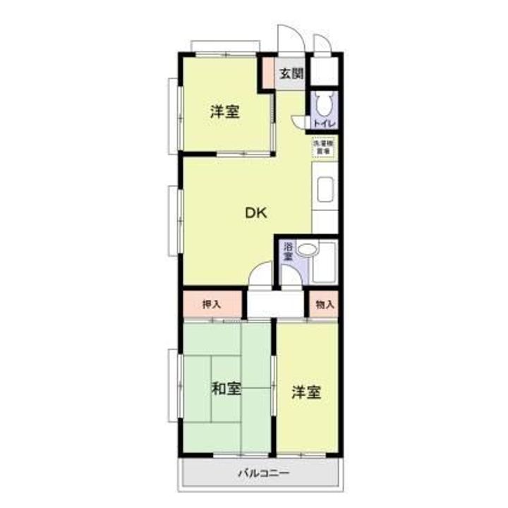 東京都大田区大森北3(マンション)の賃貸物件の間取り