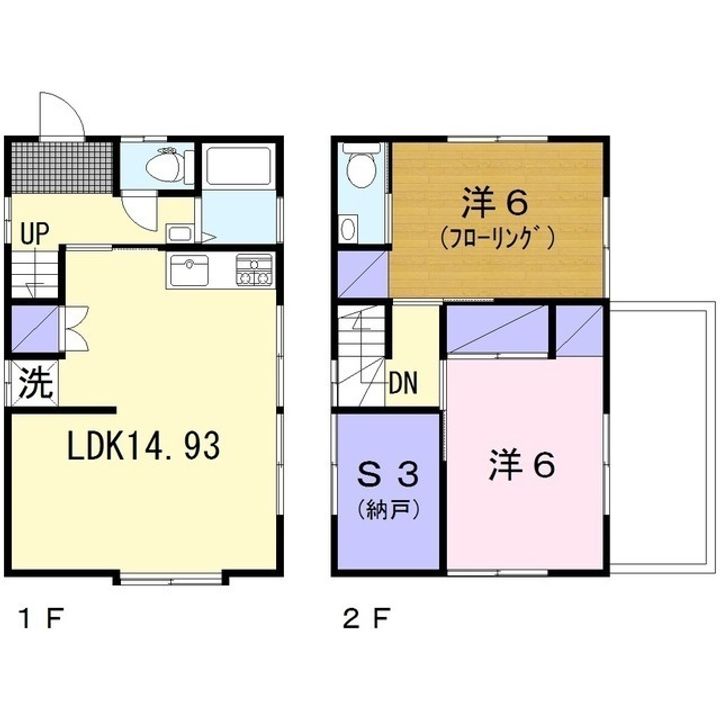 神奈川県大和市上草柳2(一戸建)の賃貸物件の間取り