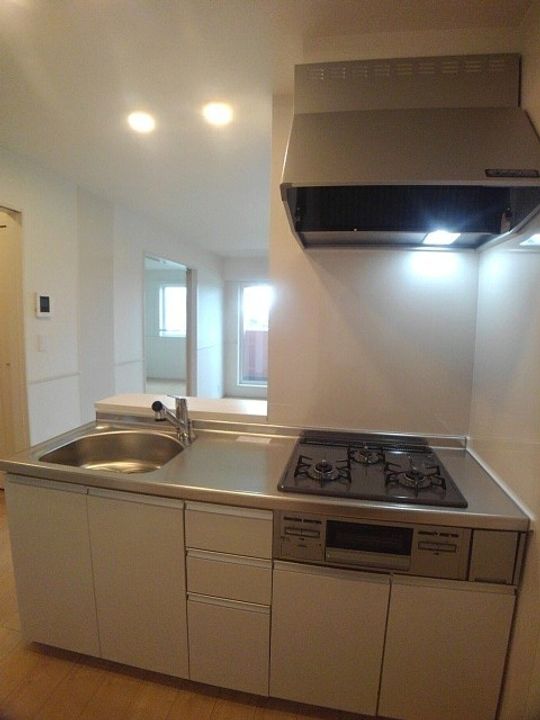 広島県福山市神辺町字徳田(アパート)の賃貸物件のキッチン