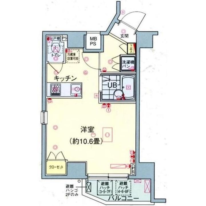 パレ・ホームズ芦花公園の間取り