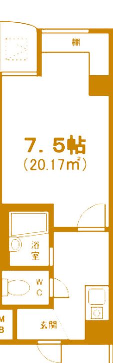 大阪府大阪市北区豊崎2(マンション)の賃貸物件の間取り