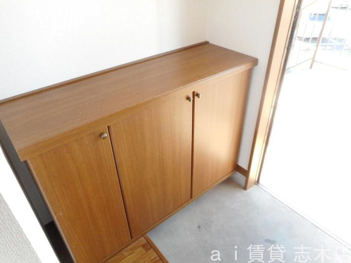 埼玉県ふじみ野市苗間(アパート)の賃貸物件の玄関