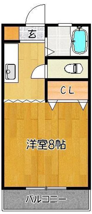 レジデンスK-1の間取り