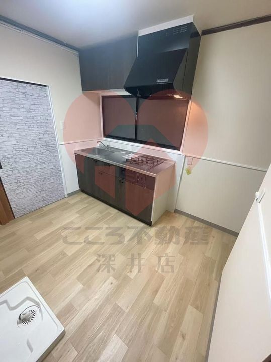 大阪府柏原市田辺1(一戸建)の賃貸物件のキッチン