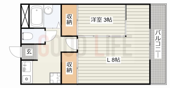 兵庫県加東市山国(マンション)の賃貸物件の間取り
