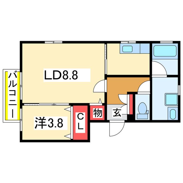 ハピネスIIIの間取り