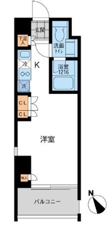 アーデン五反田の間取り