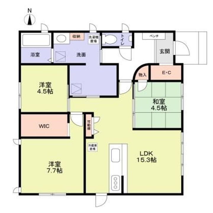 神奈川県川崎市宮前区菅生3(一戸建)の賃貸物件の間取り