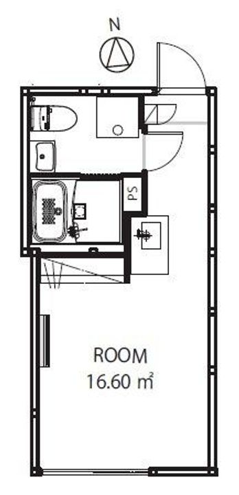 東京都荒川区町屋2(マンション)の賃貸物件の間取り