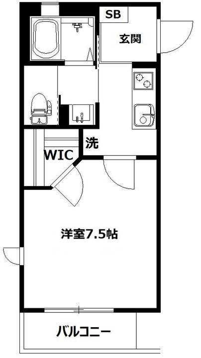 Lumiere Kaz.の間取り