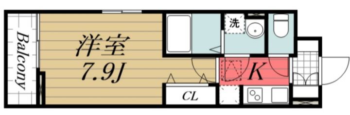 千葉県市原市五井(アパート)の賃貸物件の間取り